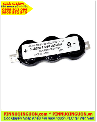 Mitsubishi 3GB280F _Pin 3GB280F; Pin nuôi nguồn Mitsubishi 3GB280F NiMh NiCd 3.6v 280mAh /Pin sạc 3GB280F chính hãng 